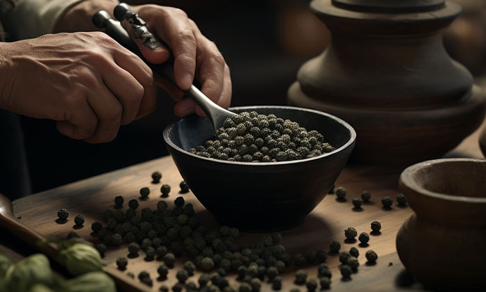 pimenta-do-reino pipper nigrum na culinária